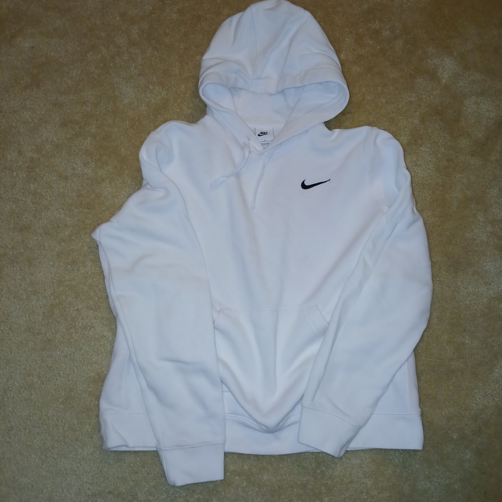 Nike White Hoodie Jacket
